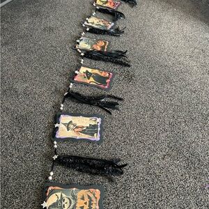 Halloween postcard Holiday garland